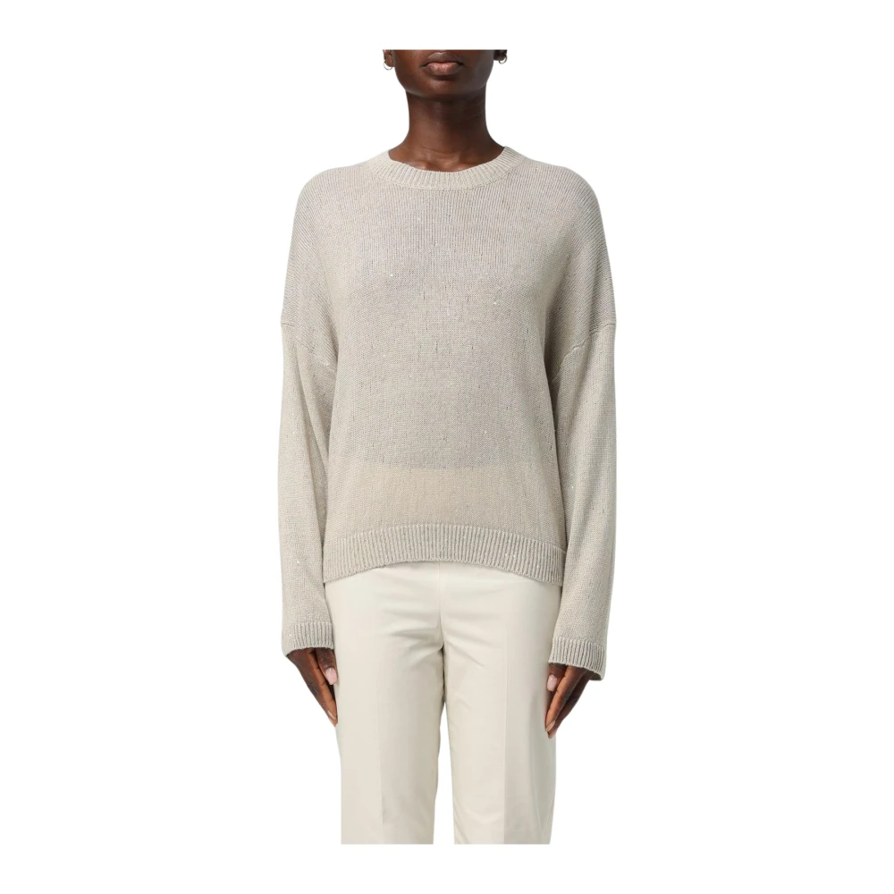 Knitwear > Round-neck Knitwear - - Brunello Cucinelli - Modalova