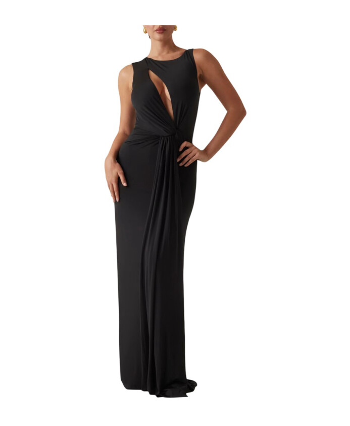 elegant-long-dress-with-diagonal-cut-out