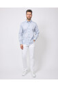 chemise-bleue-decontractee-a-manches-longues