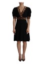 elegant-black-a-line-dress-with-v-neck