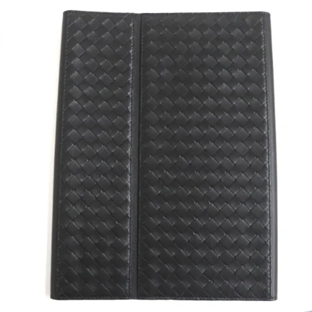 Bottega Veneta Vintage Pre-owned Leather home-office Black Dames
