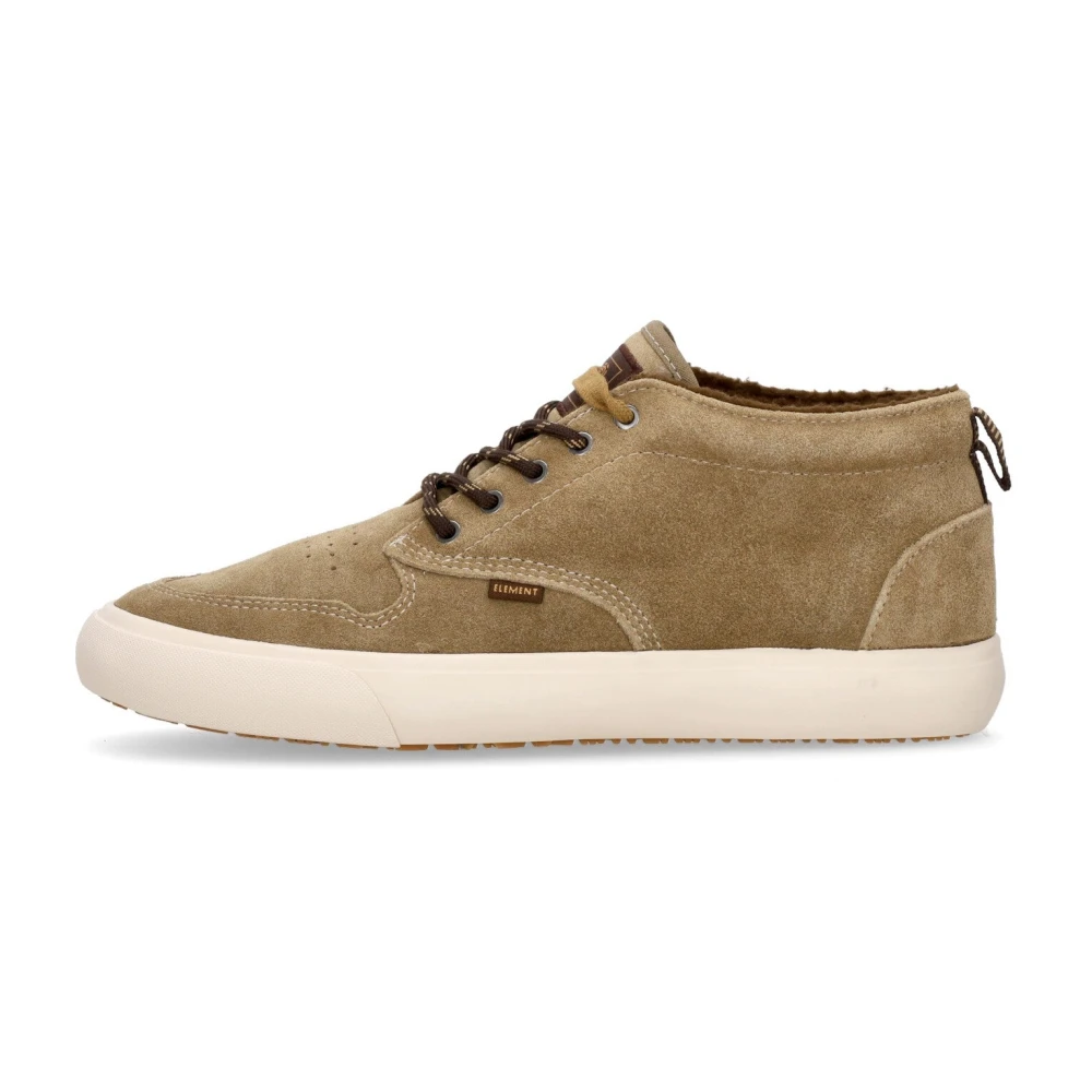 Element Skate Sneakers met Fleece Voering Heren Schoenen Bruin