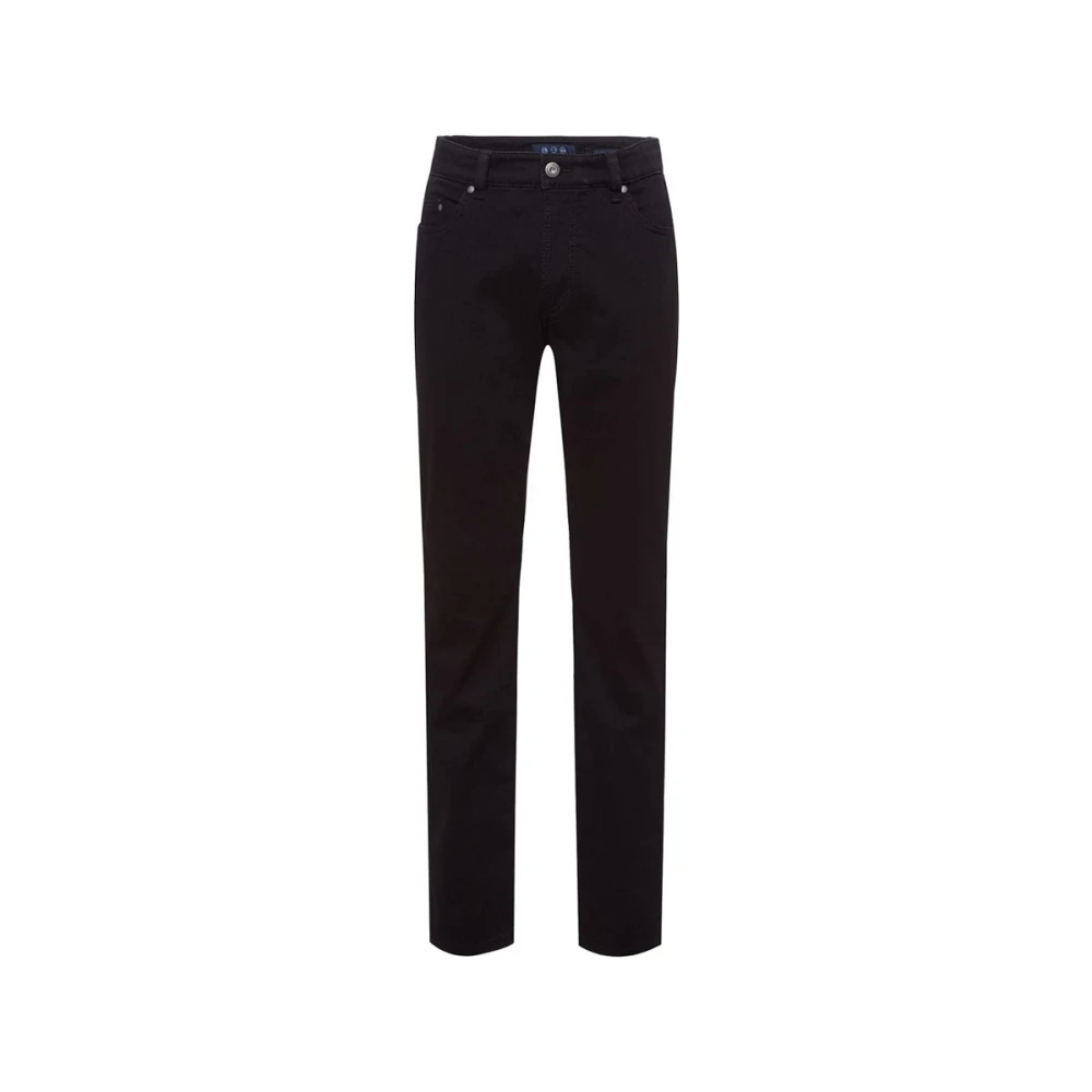 BRAX Klassieke Uni Broeken Black Heren