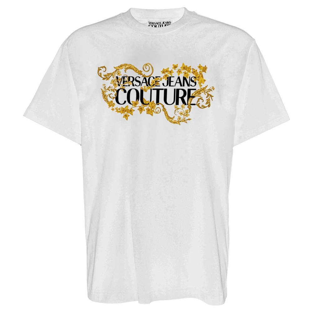 Versace Jeans Couture Men's White T-Shirts, Xs, T-Shirts And Polos