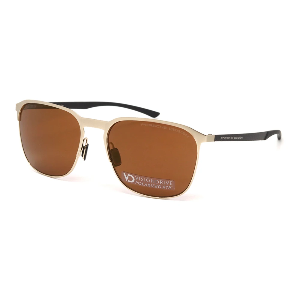 Porsche Design Unisex Yellow Sunglasses, 57 Mm, Squared Sunglasses
