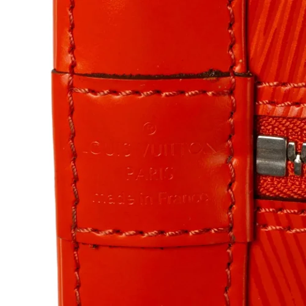 Louis Vuitton Vintage Pre-owned Leather handbags Orange Dames
