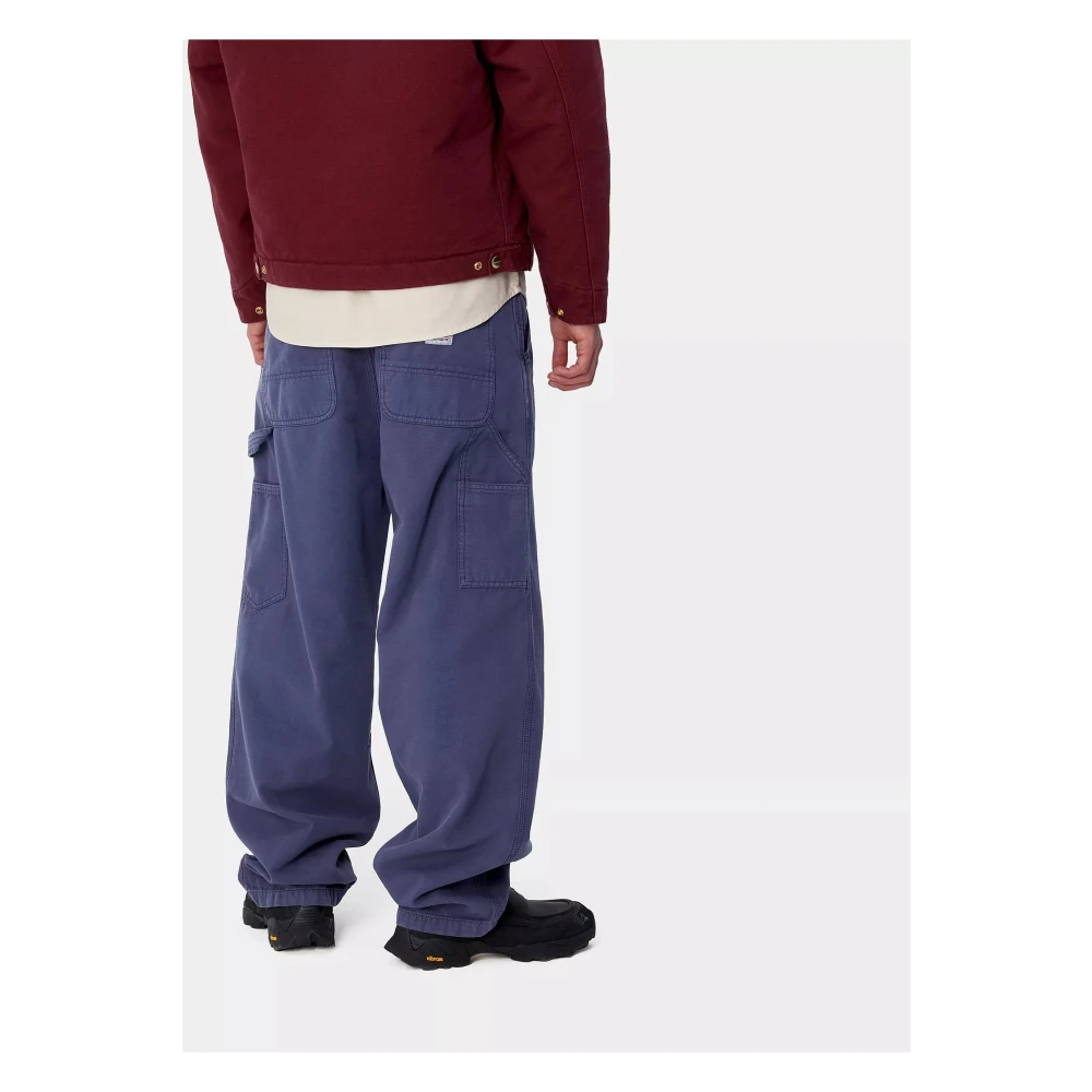 Carhartt WIP Ruimvallende werkbroek Purple Heren