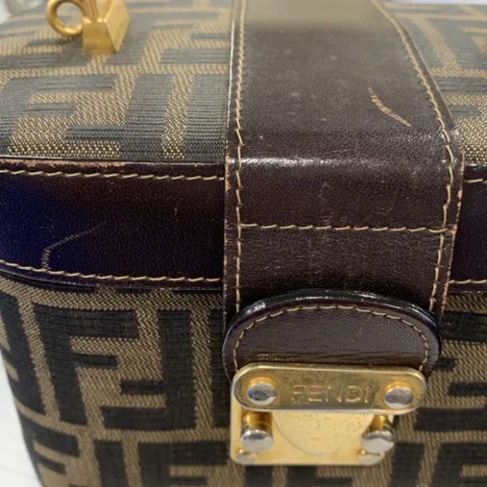 Fendi Vintage Pre-owned Leather fendi-bags Brown Dames