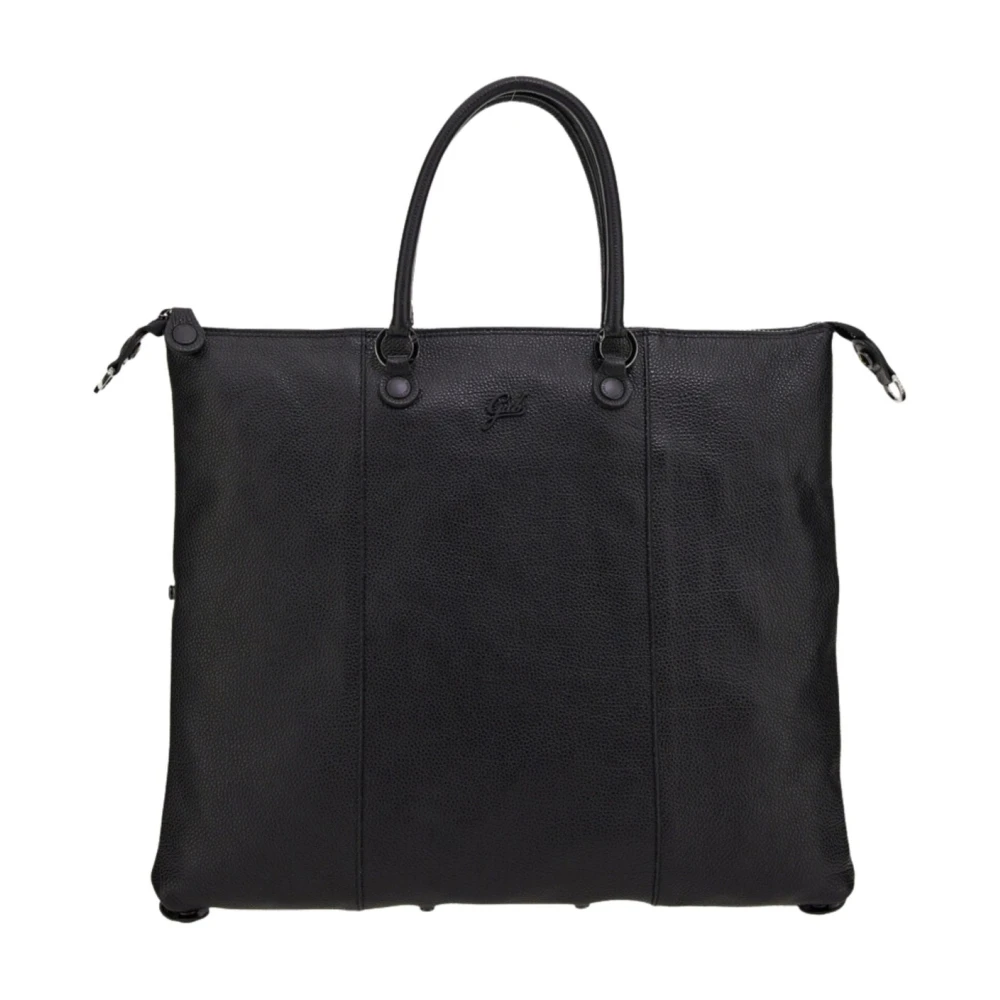 Gabs Convertible Leather Shopping Bag In Black - Female - Shopping Bags - Black - One Size - Bags - Image 3
