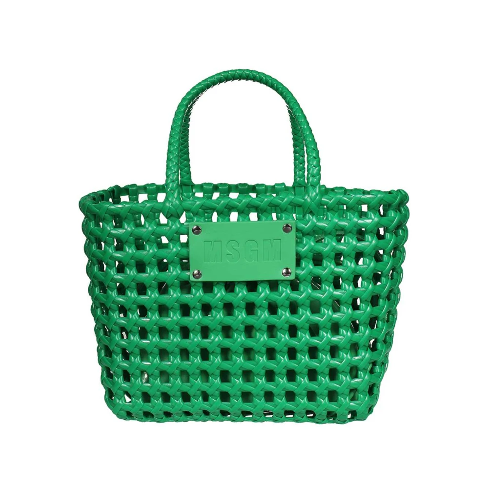 Msgm - Bags > Handbags - Green - Msgm - Modalova