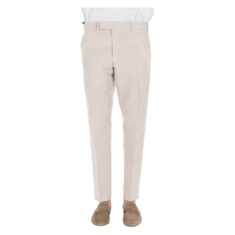 Pt Torino Uomo Beige Pantaloni, Xl, New,