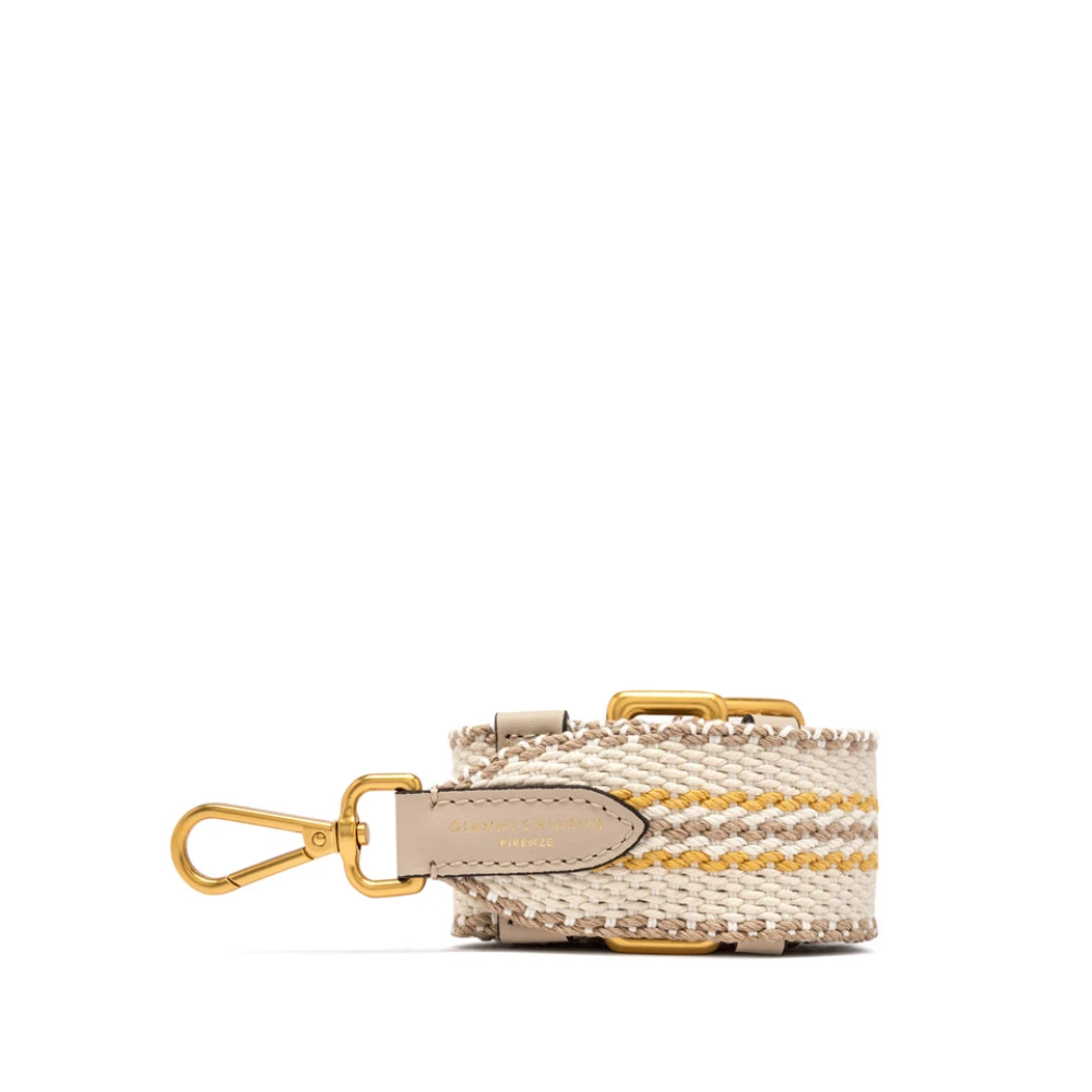 Gianni Chiarini Katoenen Lijn Schouderband Beige Dames