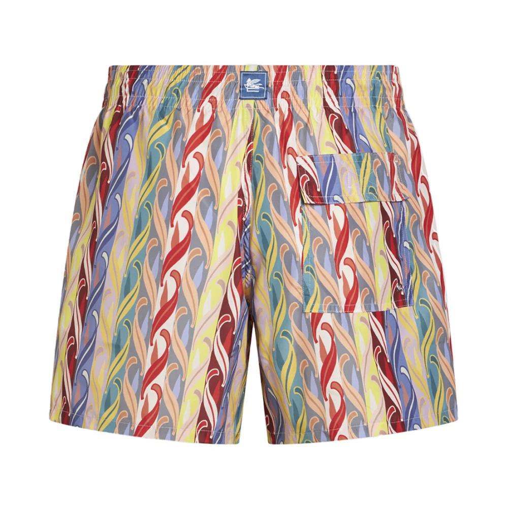 ETRO Gestreepte zwemkleding met Pegasus-patch Multicolor Heren
