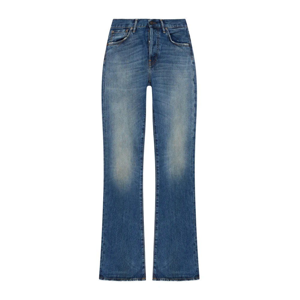Acne Studios 2009F Regular Fit Jeans - Woman Jeans Blue L - Immagine 2