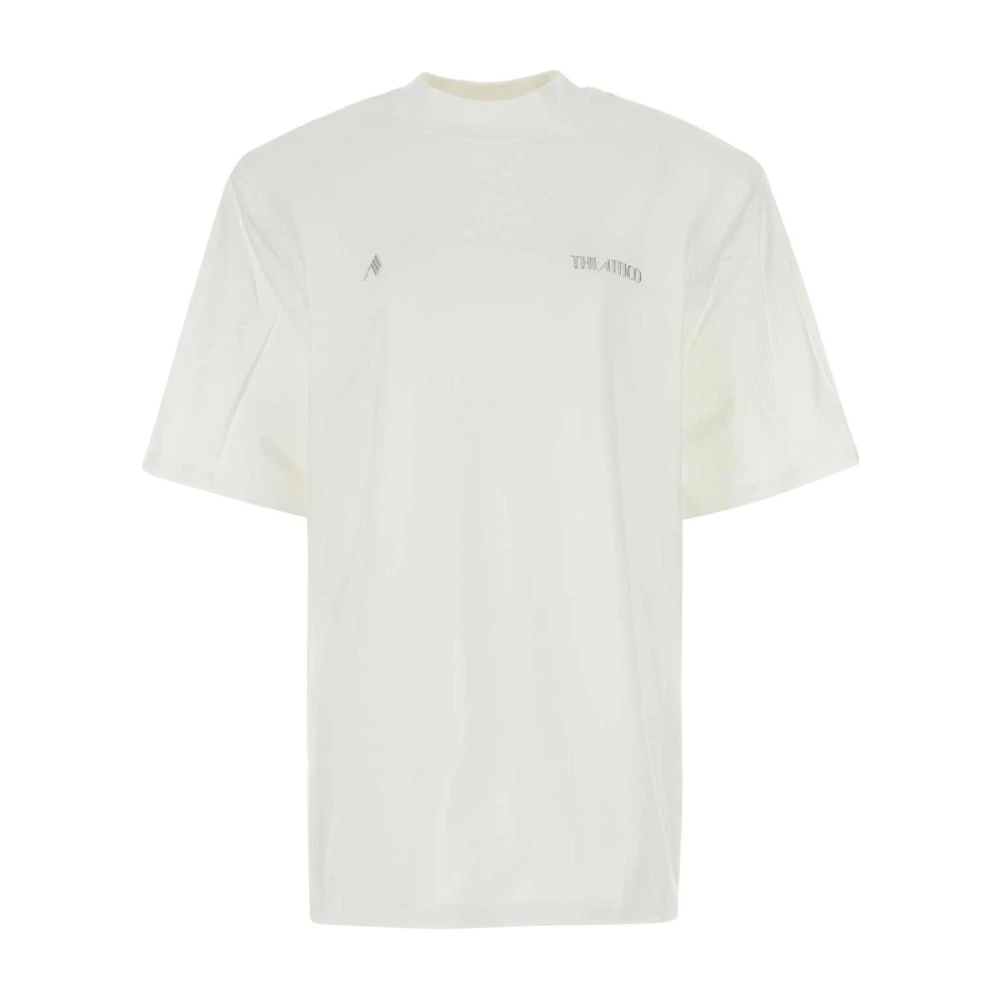 The Attico Witte Kilie Oversize T-Shirt White Dames