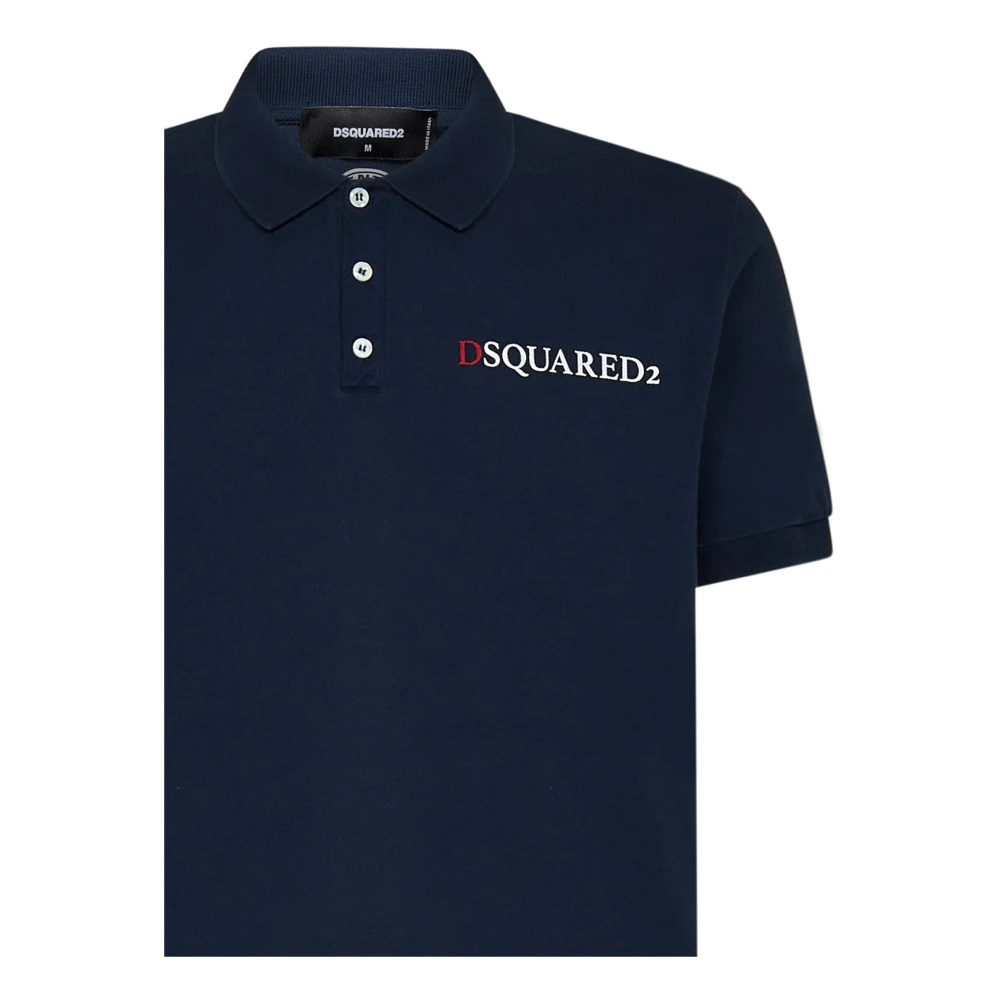 Dsquared2 T-Shirts Blue Heren