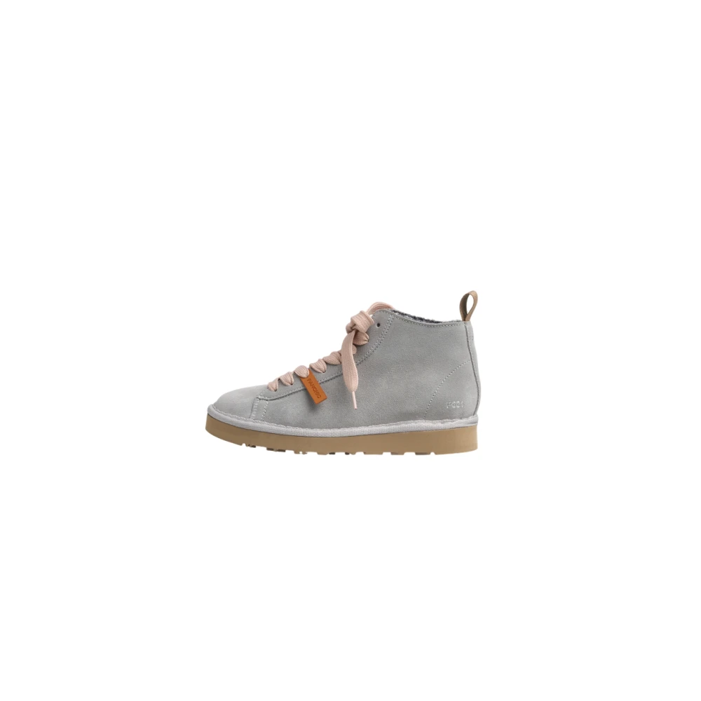 Panchic Women's Gray Lace-Up Boots, 4 Uk, Polacchino P001