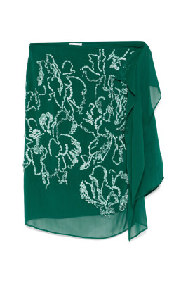 emerald-green-drawstring-waist-skirt