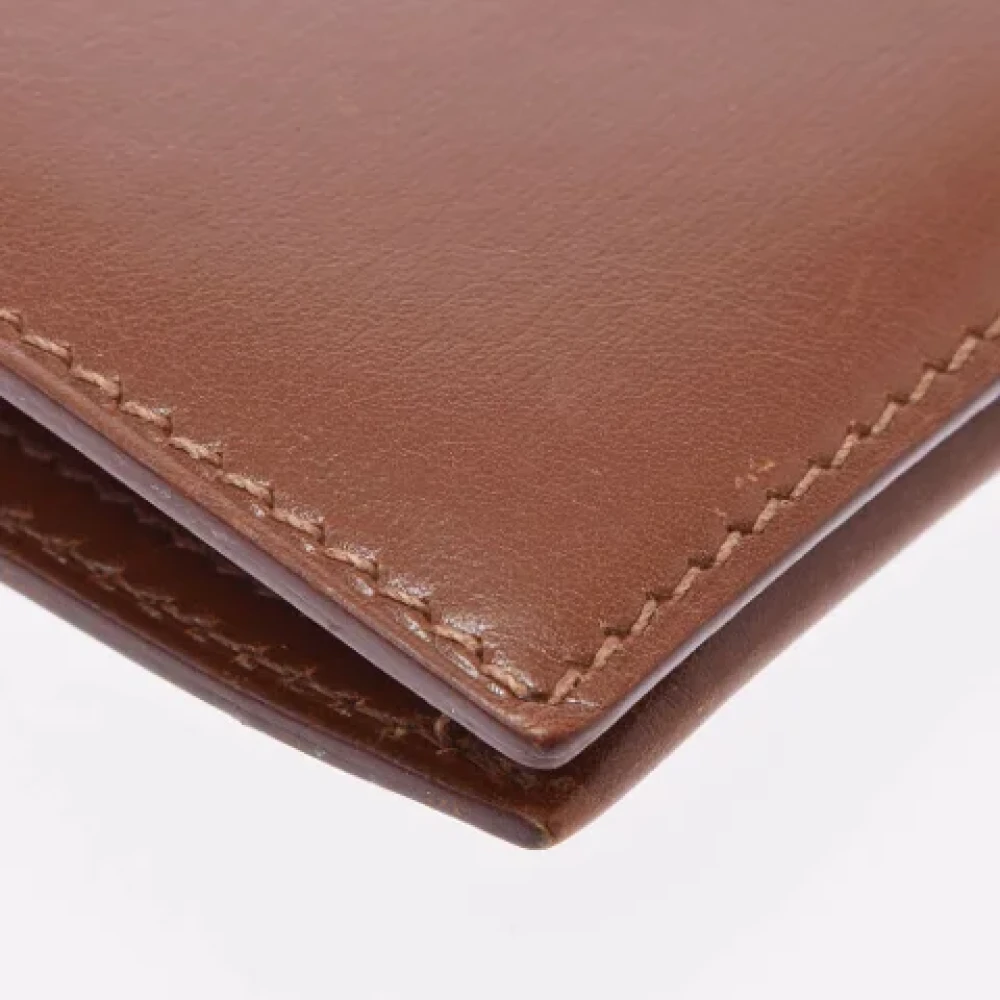 Hermès Vintage Pre-owned Leather wallets Brown Dames