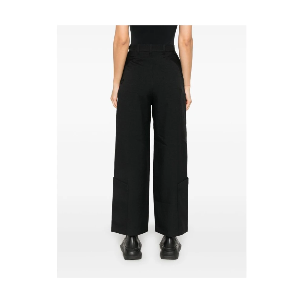 Y-3 Zwarte broek met zakken Black Dames