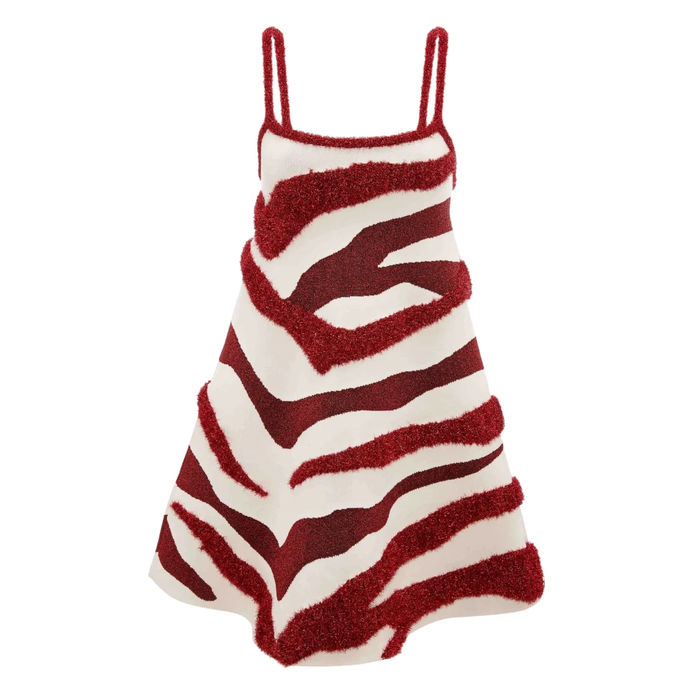 JW Anderson Geborduurde Camisole Mini Jurk Multicolor Dames