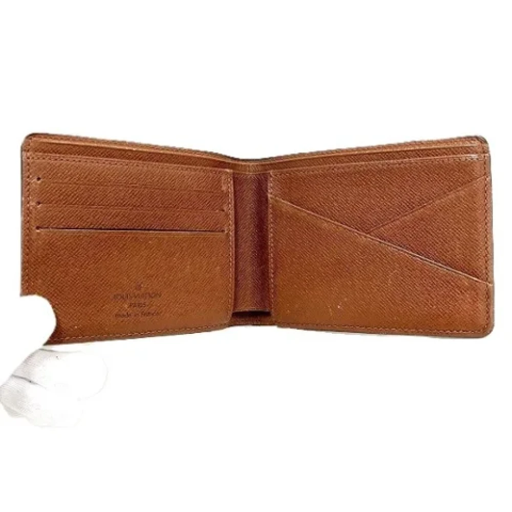 Louis Vuitton Vintage Pre-owned Canvas wallets Brown Dames