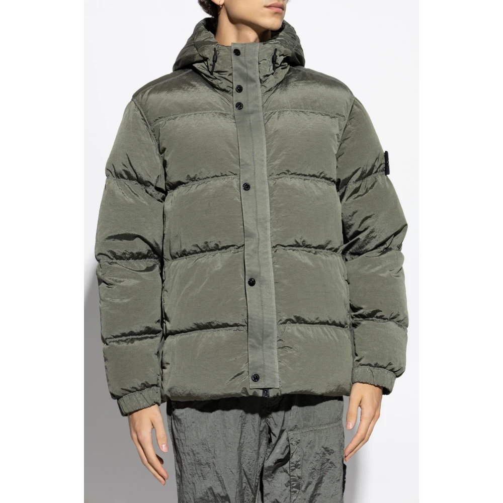 Stone Island Donzen Jas van de Nylon Metal Collectie Green Heren