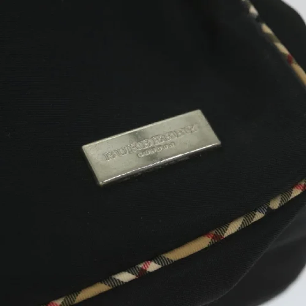 Burberry Vintage Pre-owned Fabric handbags Black Dames