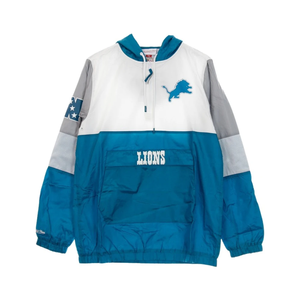 Mitchell & Ness Men's Blue Windbreakers, M, Windbreaker Jacket