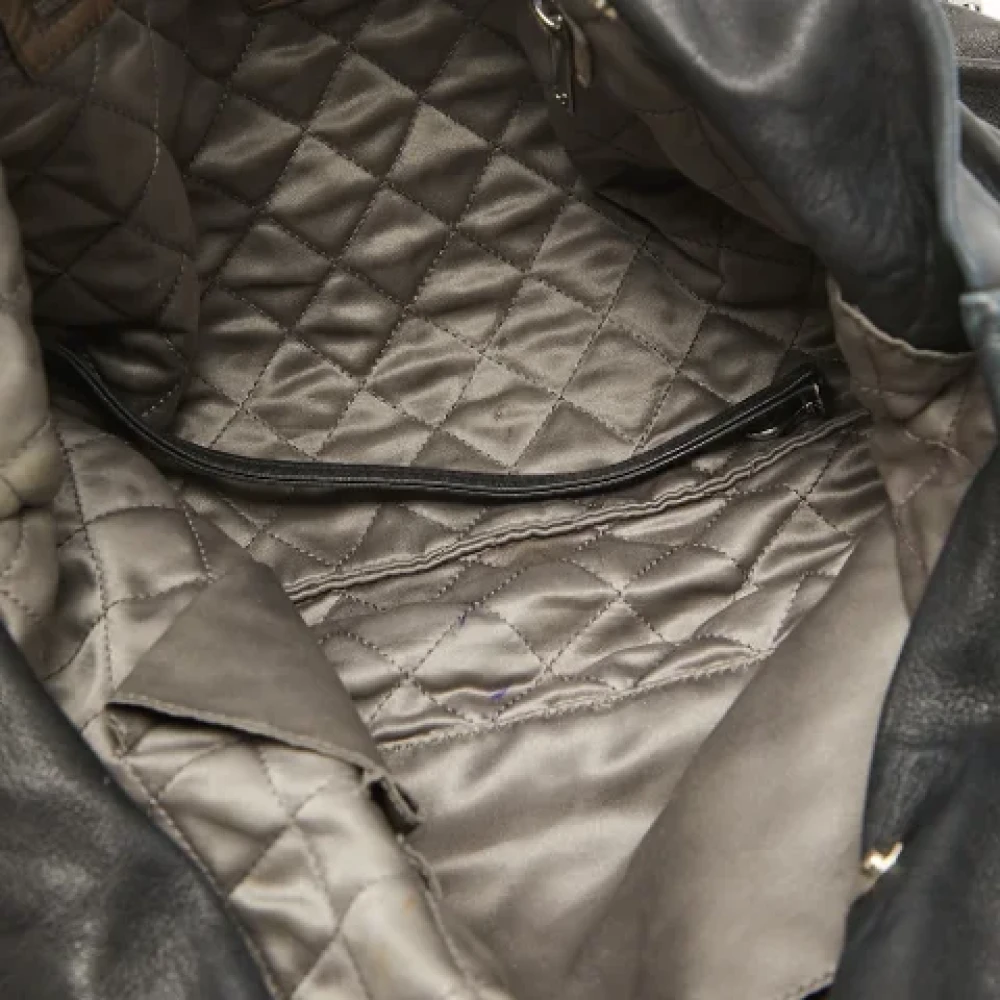 Chanel Vintage Pre-owned Leather chanel-bags Black Dames