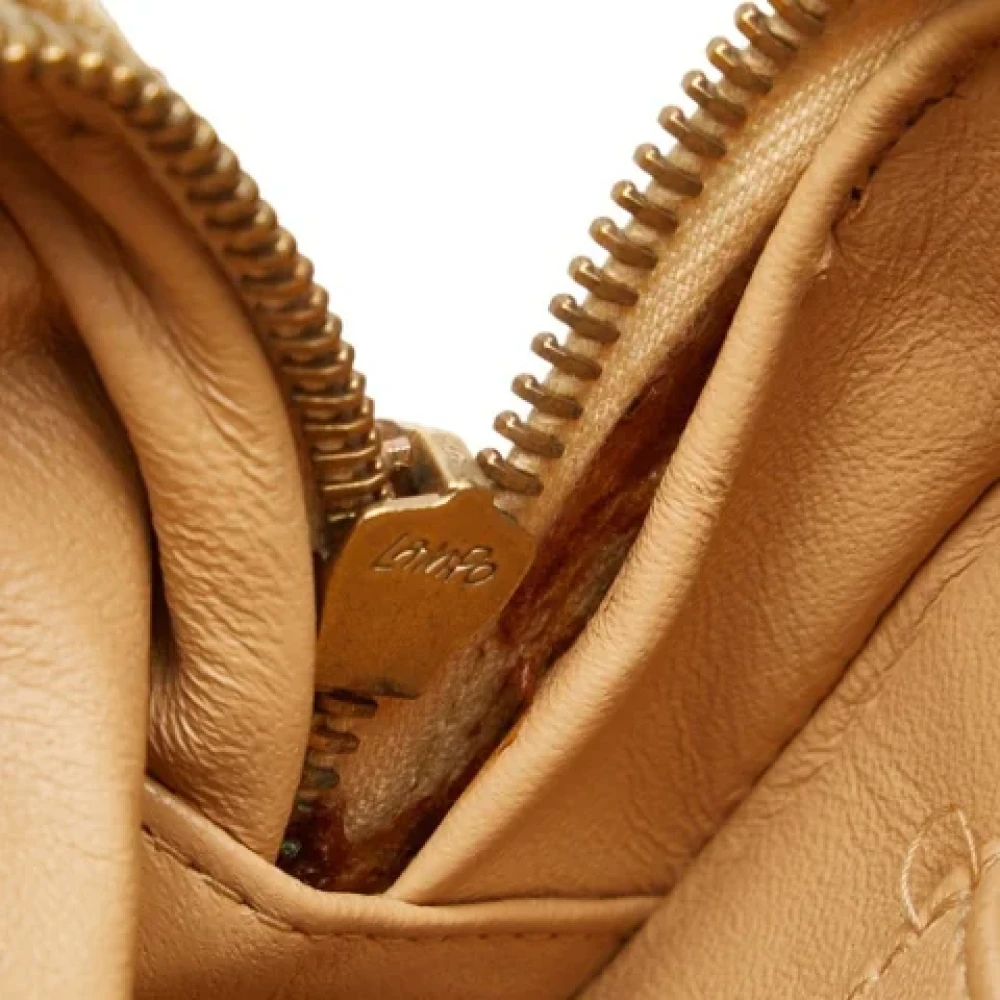 Chanel Vintage Pre-owned Canvas chanel-bags Brown Dames