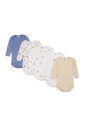multicolor-cotton-bodysuit-set