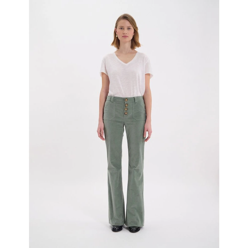 Ines De La Fressange Paris Charlotte Pants Green Dames
