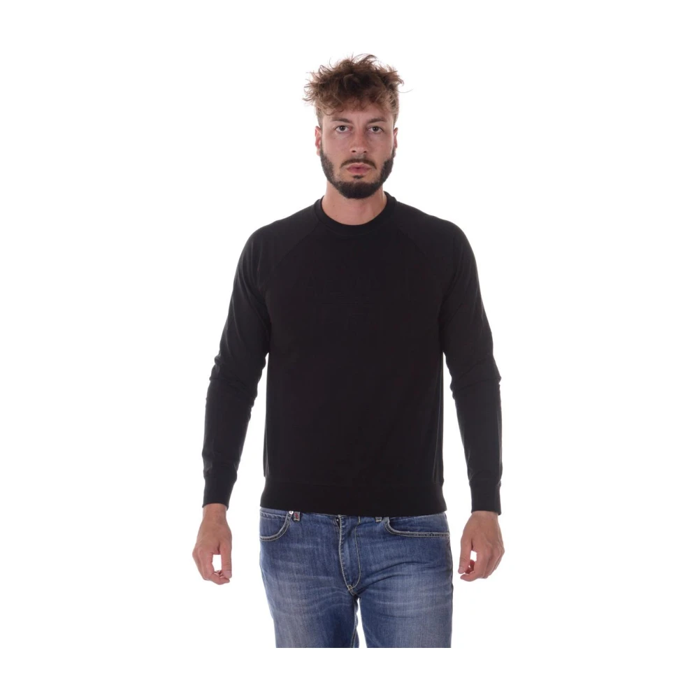 Armani Jeans Black Sweatshirts, Male, 2XL, Stylish Sweatshirts For Men And Women
