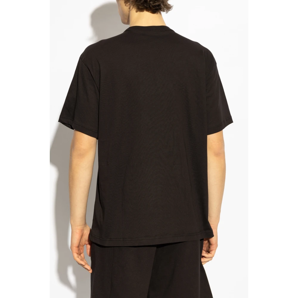 Versace Jeans Couture T-shirt met print Black Heren