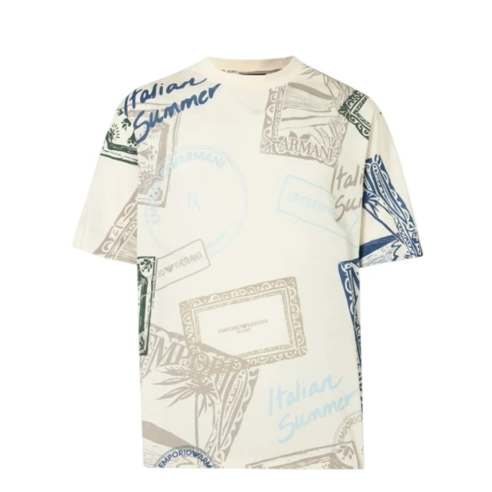 Emporio Armani Herren Multicolor Oberteile, Mehrfarbig, Mgröße: