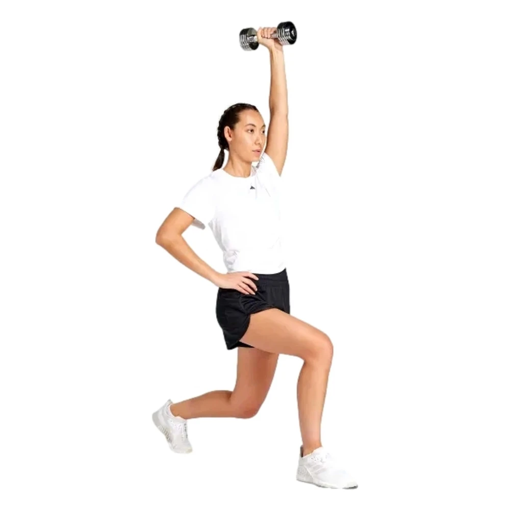 Adidas Pacer Essentials Knit High-Rise Shorts Black Dames
