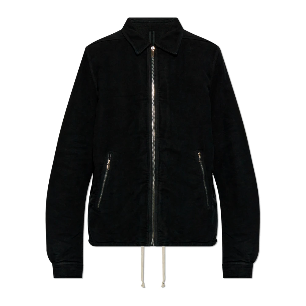 Rick Owens Gewatteerde jas Black Heren