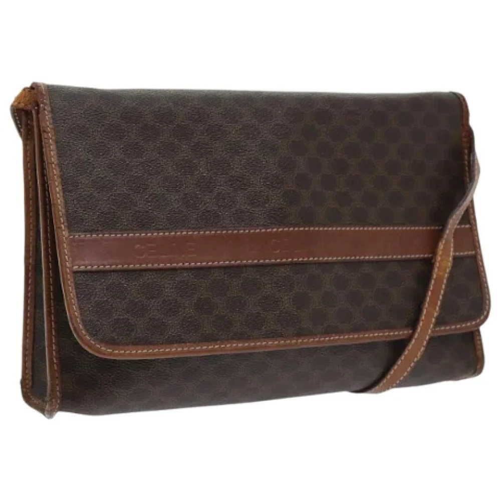 Celine Vintage Pre-owned Leather celine-bags Brown Dames