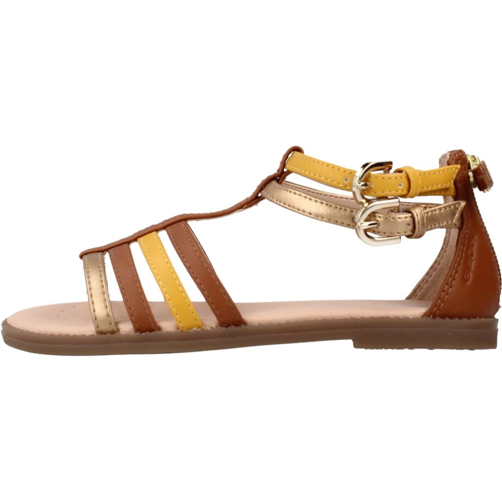 Geox Sommar Flicka Sandaler Brown, Flicka