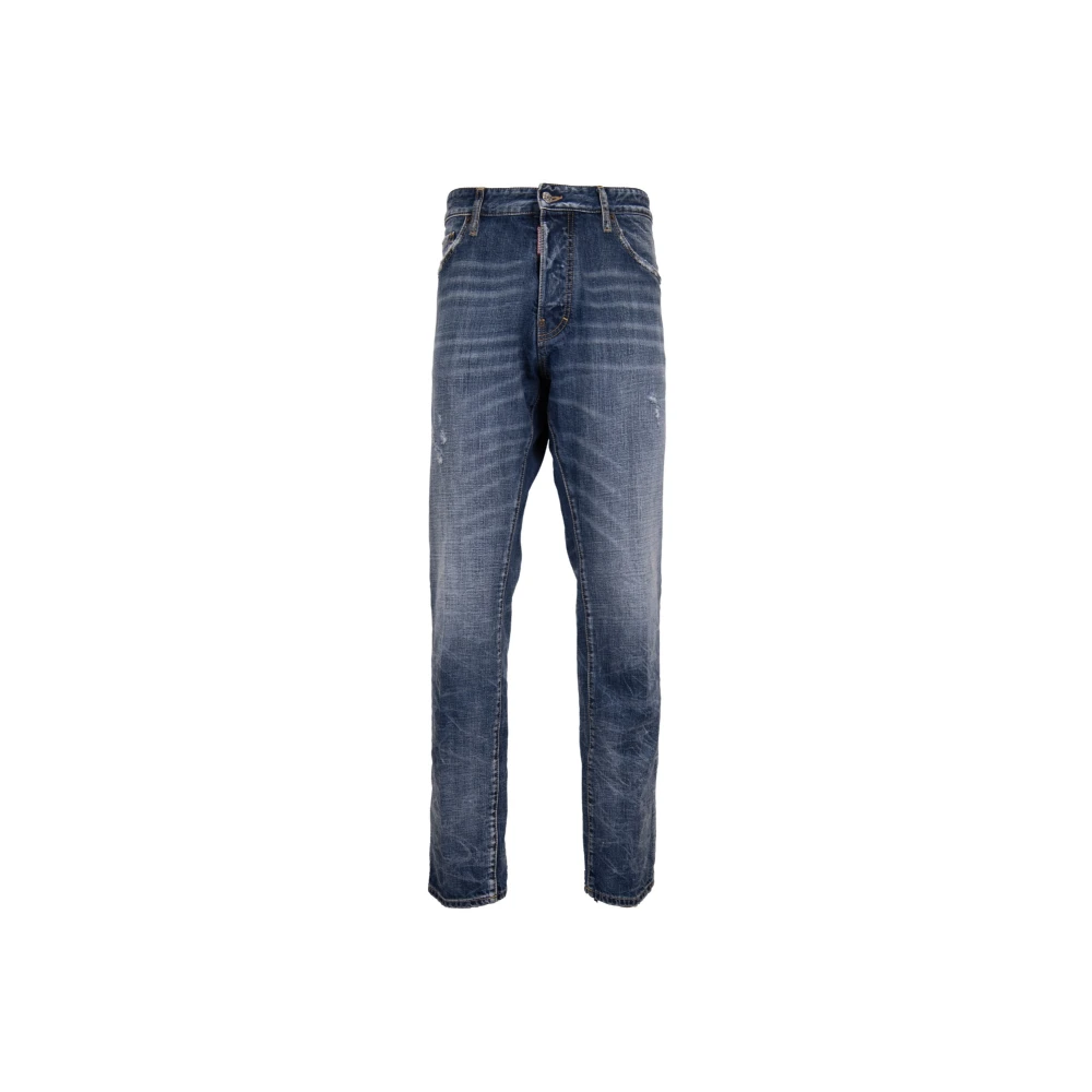 Dsquared2 Men's Blue Slim-Fit Jeans - Slim Fit Jeans - 2XL - Jeans