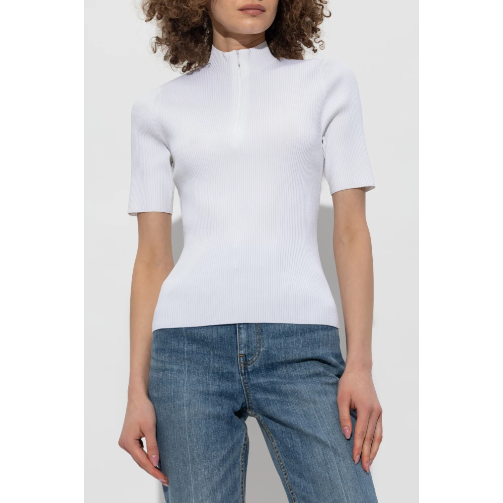 TORY BURCH Korte mouwen top White Dames
