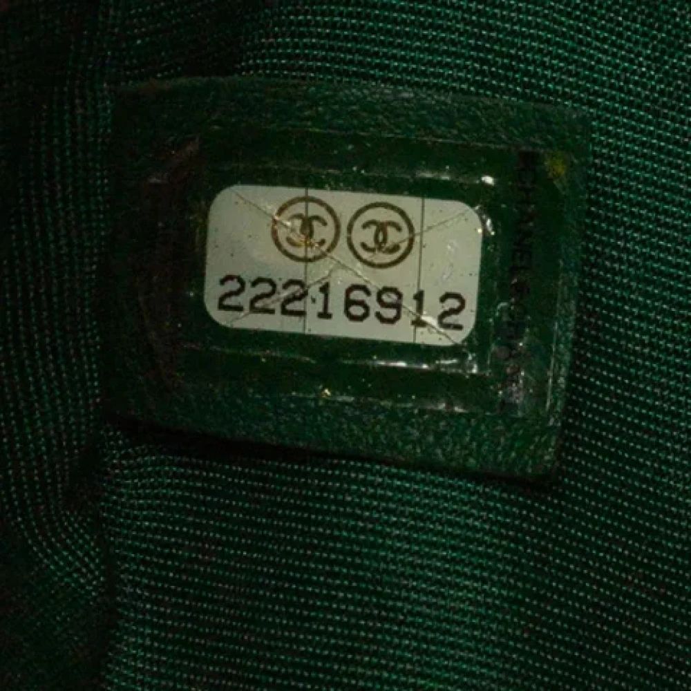 Chanel Vintage Pre-owned Leather chanel-bags Green Dames