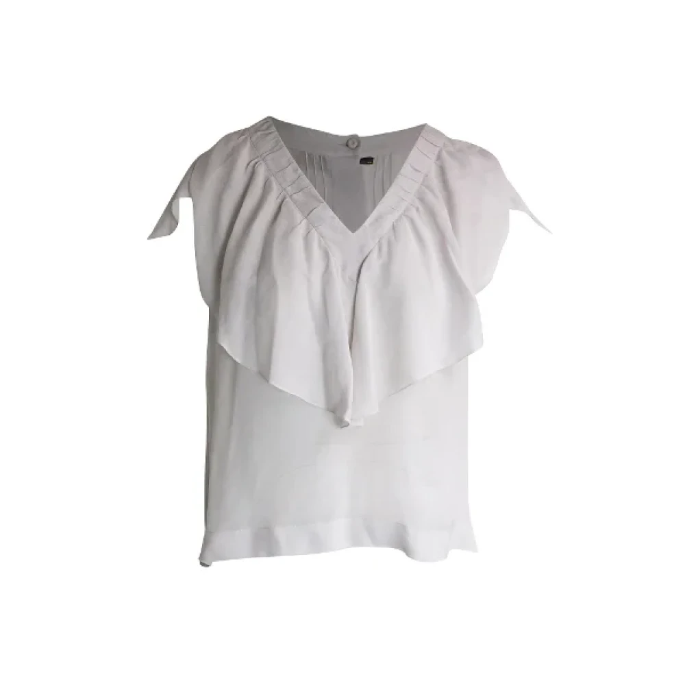 Fendi Vintage Pre-owned Silk tops White Dames