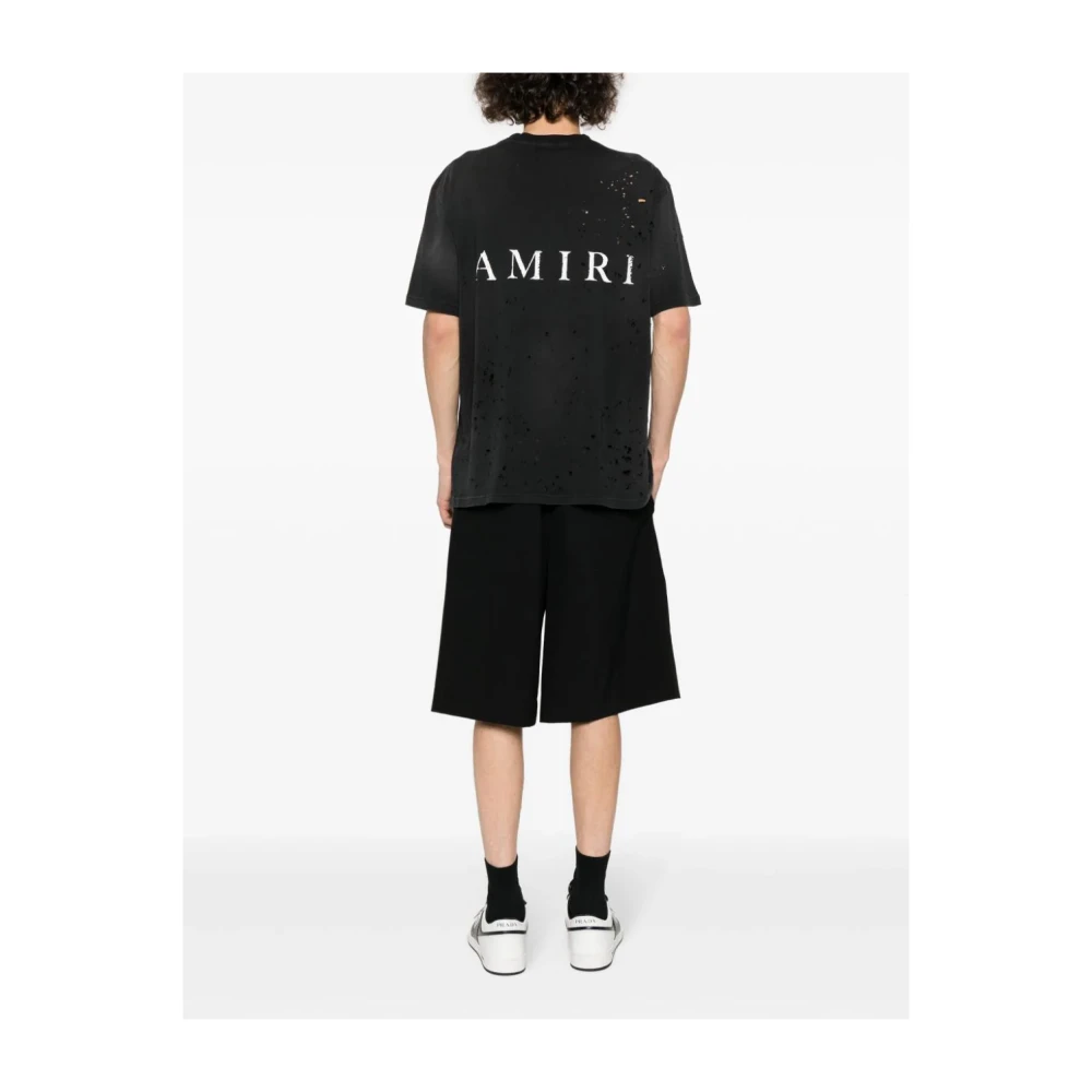 Amiri T-Shirts Black Heren