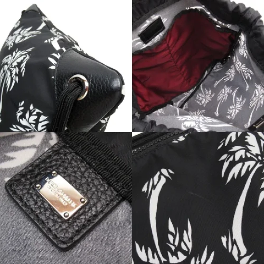 Dolce & Gabbana Pre-owned Nylon backpacks Black Unisex