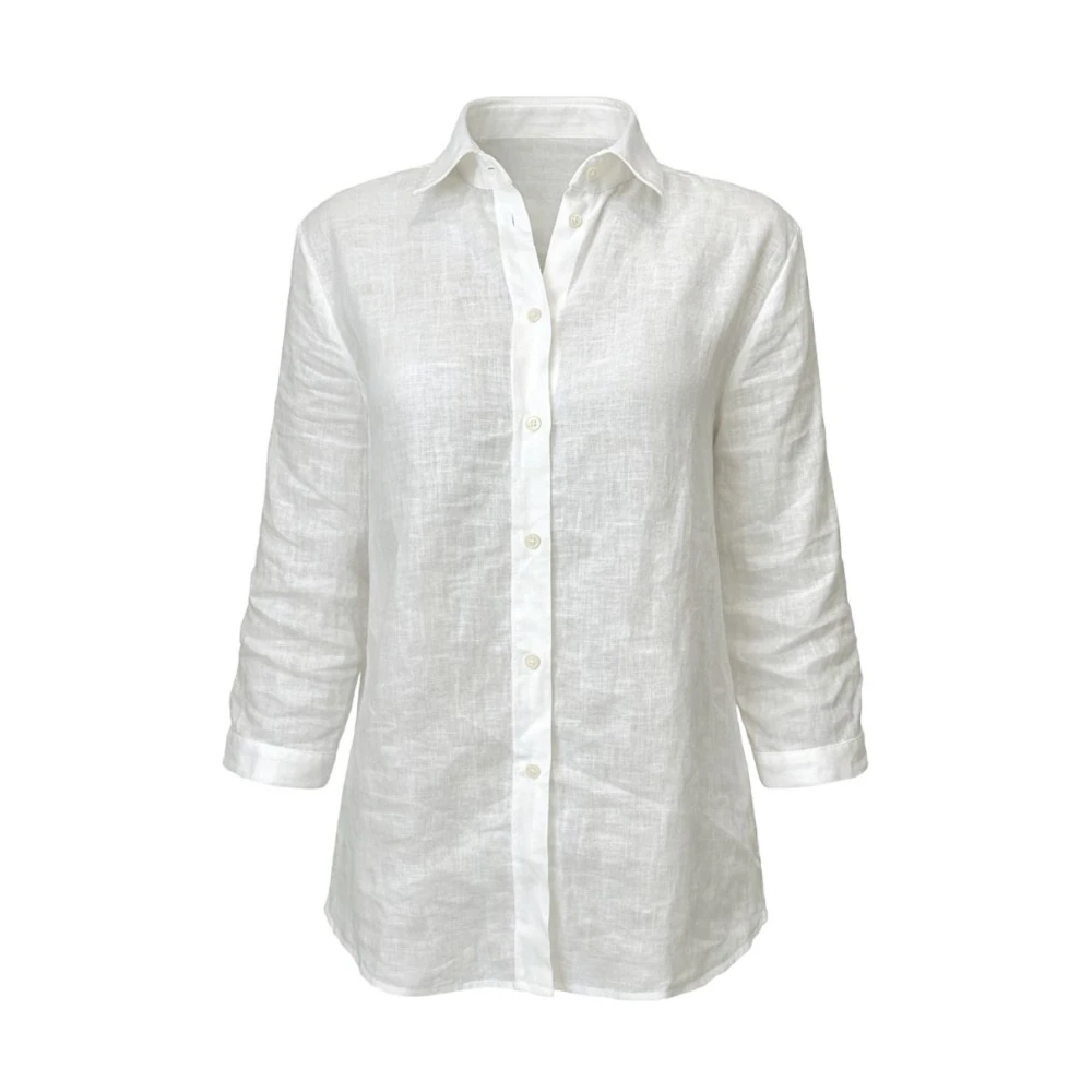 Marella Women's White Shirts, L, Shirts