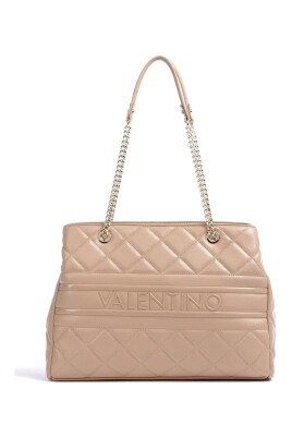 beige-quiltet-handtaske-med-lynlaslukning