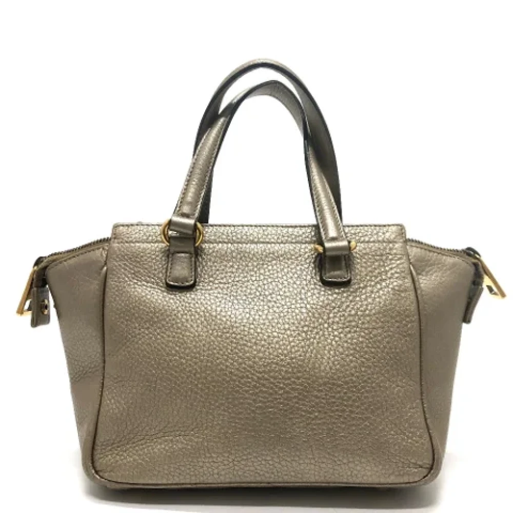 Gucci Vintage Pre-owned Leather gucci-bags Yellow Dames