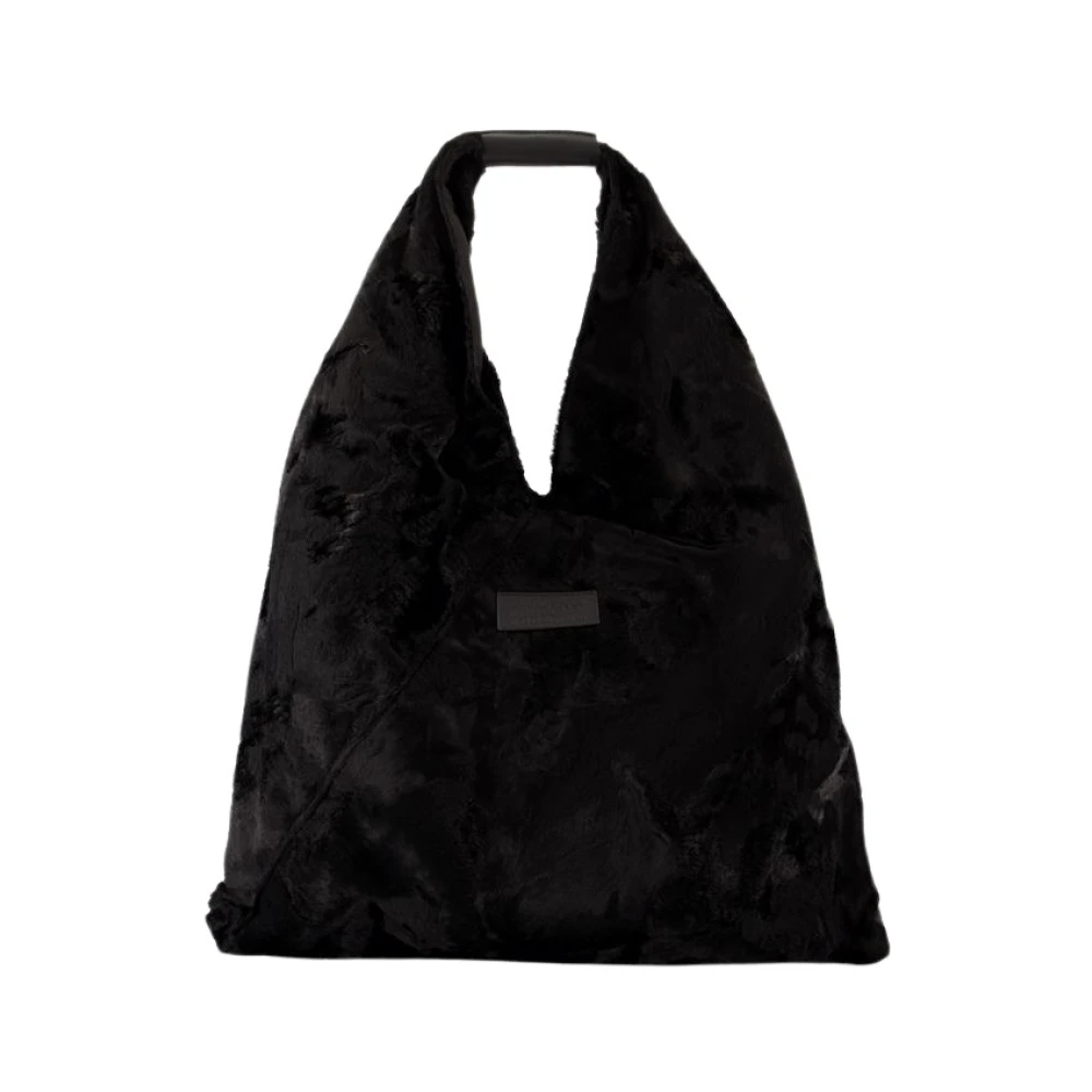 MM6 Maison Margiela Japanse Klassieke Zwarte Portemonnee Black Dames